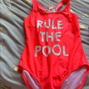 Hot pink swim suit